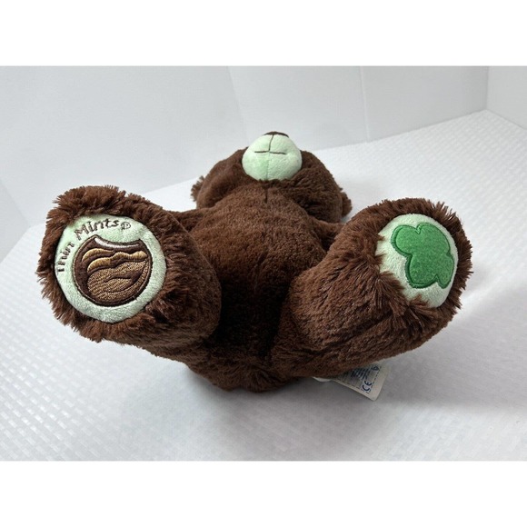Build A Bear Girl Scouts Thin Mint Cookies Chocolate Brown Mint Green Teddy Bear - Picture 7 of 14